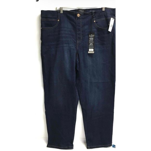 NWT Liverpool The Slim Glide On Jeans Sz 24W w/ Matching Cowl Scarf and Jewelry - Picture 4 of 6